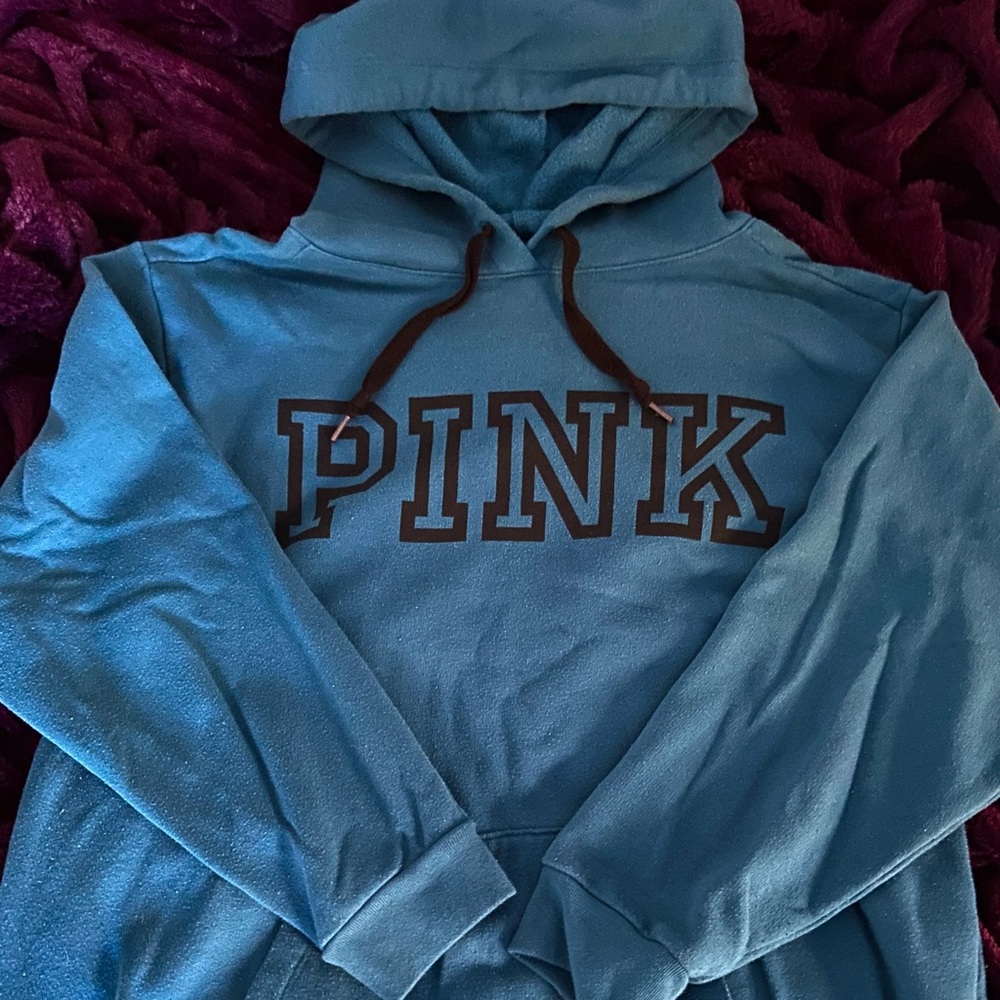 PINK Teal Hoodie